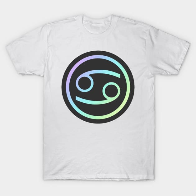 Rainbow Zodiac - Cancer T-Shirt by BiscuitSnack